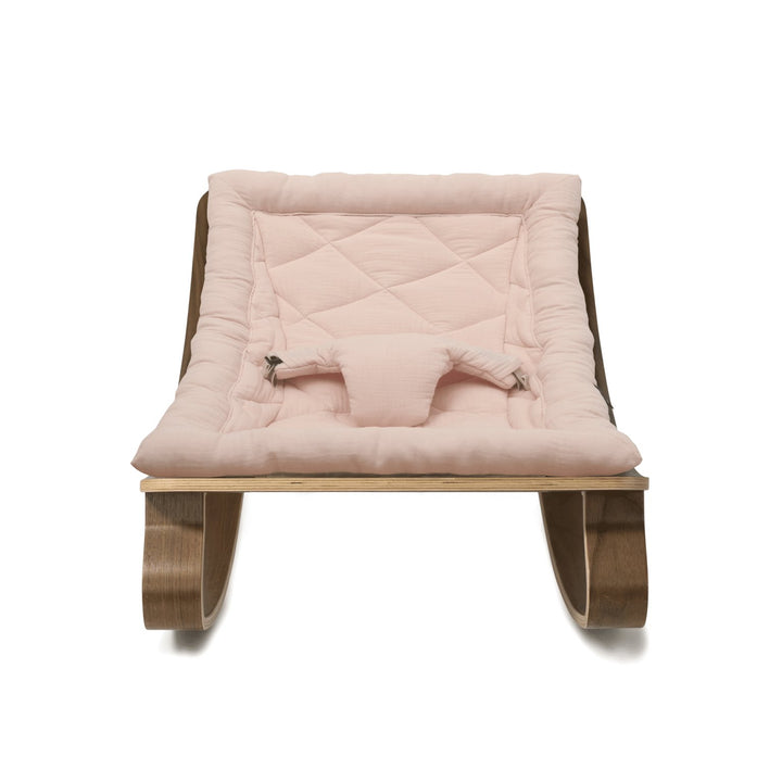 LEVO Baby Rocker | Walnut + Organic Nude by Charlie Crane - Maude Kids Decor