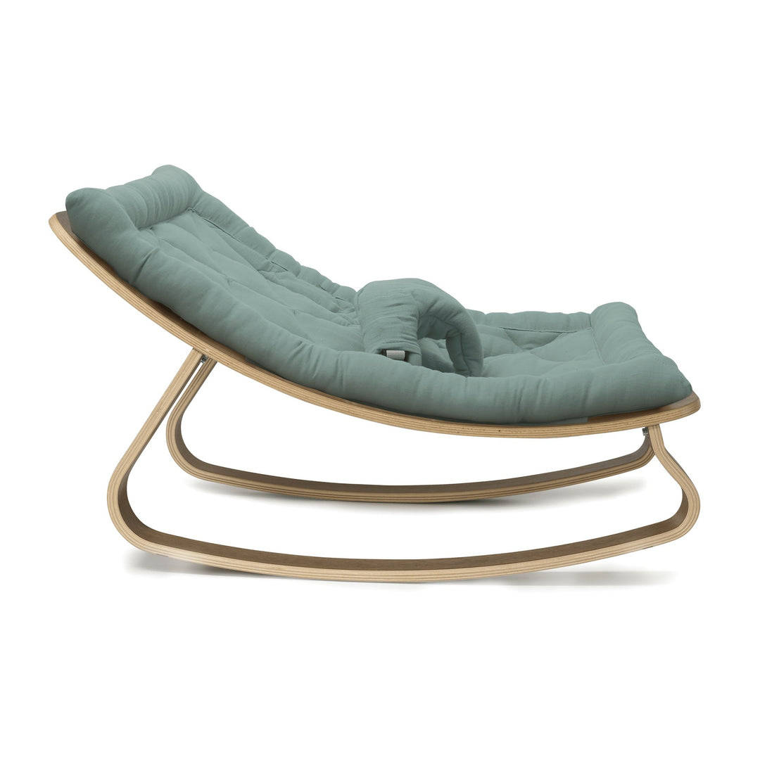 LEVO Baby Rocker | Walnut + Organic Orage by Charlie Crane - Maude Kids Decor