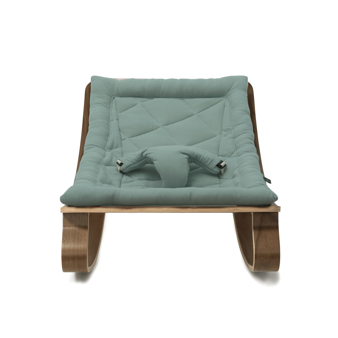 LEVO Baby Rocker | Walnut + Organic Orage by Charlie Crane - Maude Kids Decor