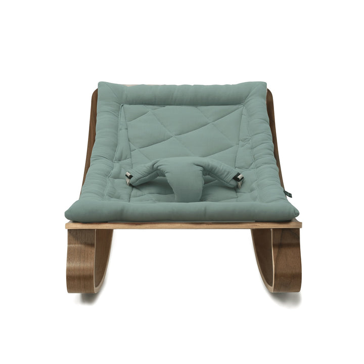 LEVO Baby Rocker | Walnut + Organic Orage by Charlie Crane - Maude Kids Decor