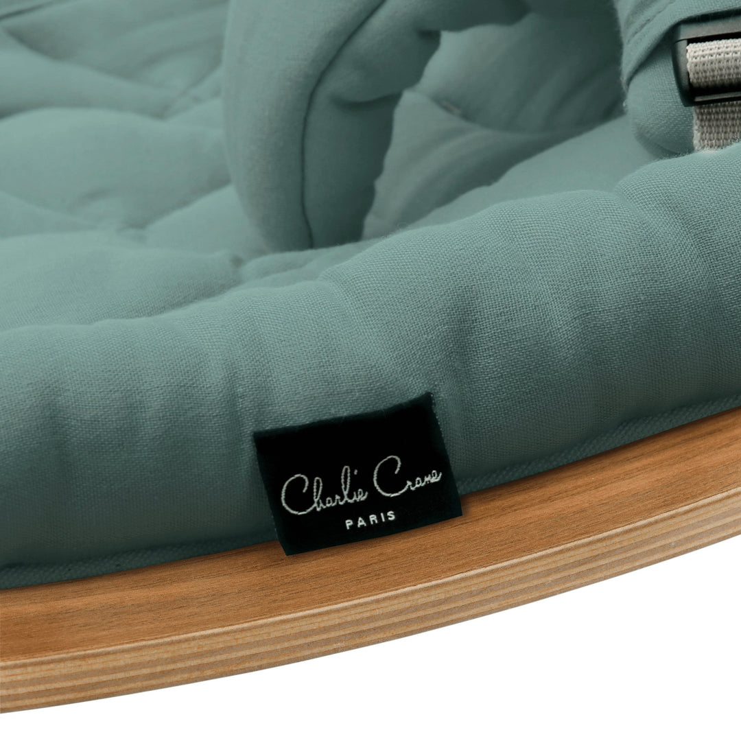 LEVO Baby Rocker | Walnut + Organic Orage by Charlie Crane - Maude Kids Decor
