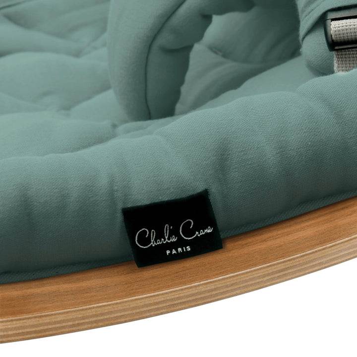 LEVO Baby Rocker | Walnut + Organic Orage by Charlie Crane - Maude Kids Decor