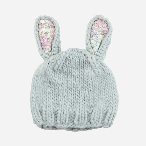 Liberty Bunny Hand Knit Hat | Liberty Tom Grey/Multi by Blueberry Hill - Maude Kids Decor