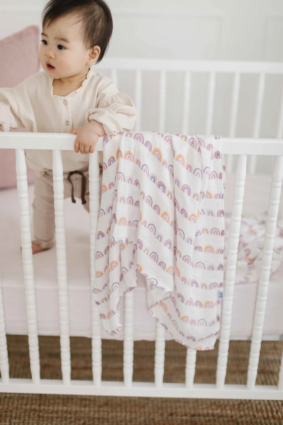 Linen Crib Sheet by Lil' North Co. - Maude Kids Decor