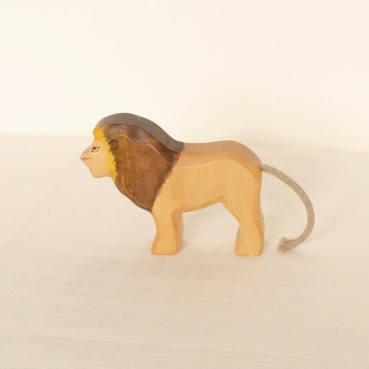 Lion Wooden Figurine | Male by HolzWald - Maude Kids Decor