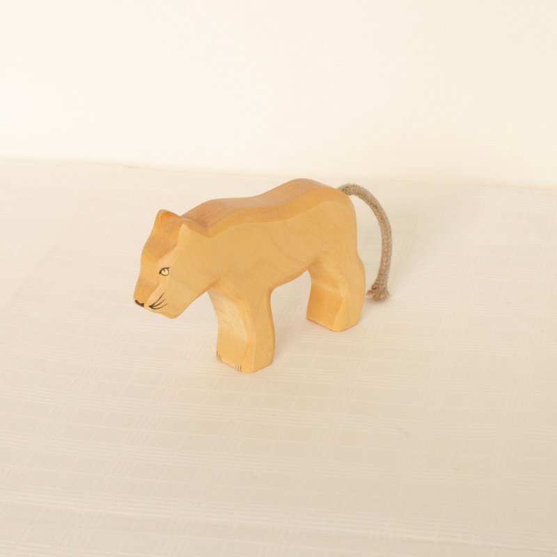 Lioness Wooden Figurine by HolzWald - Maude Kids Decor