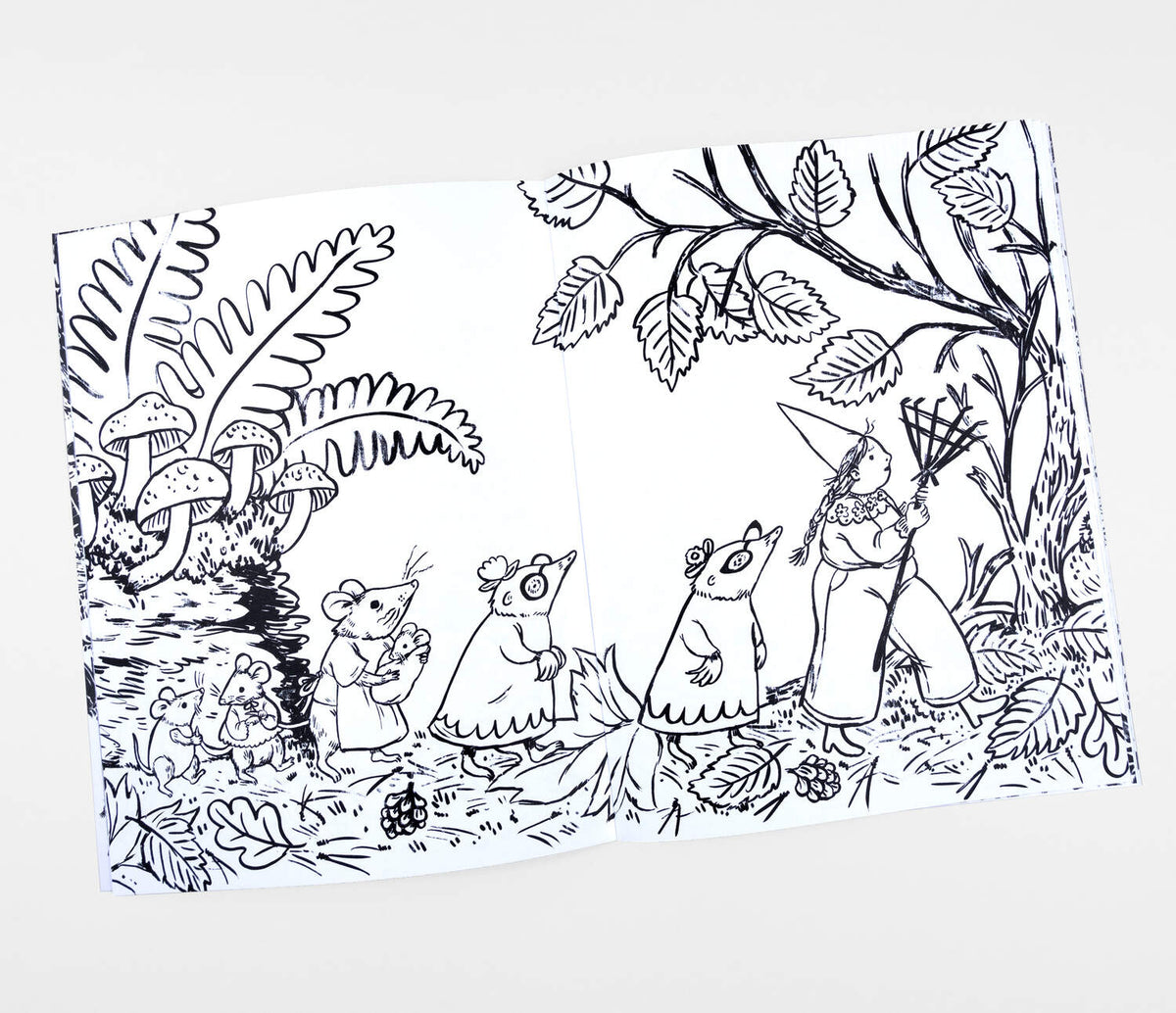 Little Witch Hazel Colouring Book by Phoebe Wahl - Maude Kids Decor