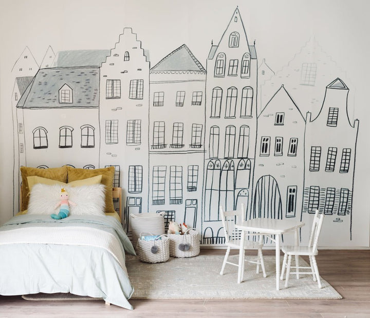 Madeline Wallpaper | Dark by Anewall - Maude Kids Decor