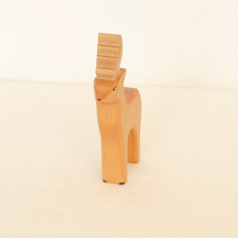 Male Deer Wooden Figurine by HolzWald - Maude Kids Decor