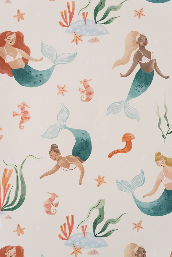 Mermaidia Wallpaper by Anewall - Maude Kids Decor