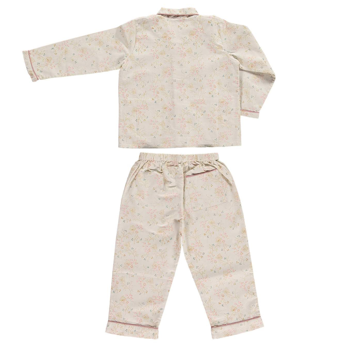 Minako Golden Floral Pyjama Set by Camomile London - Maude Kids Decor