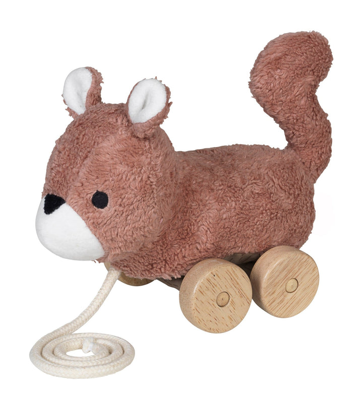 Mingus Brown Squirrel Pull Toy by Franck &amp; Fischer - Maude Kids Decor