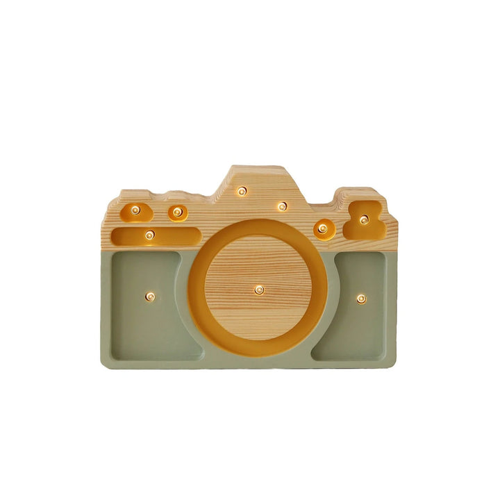 Mini Camera Night Light | Khaki/Light Mustard by Little Lights - Maude Kids Decor