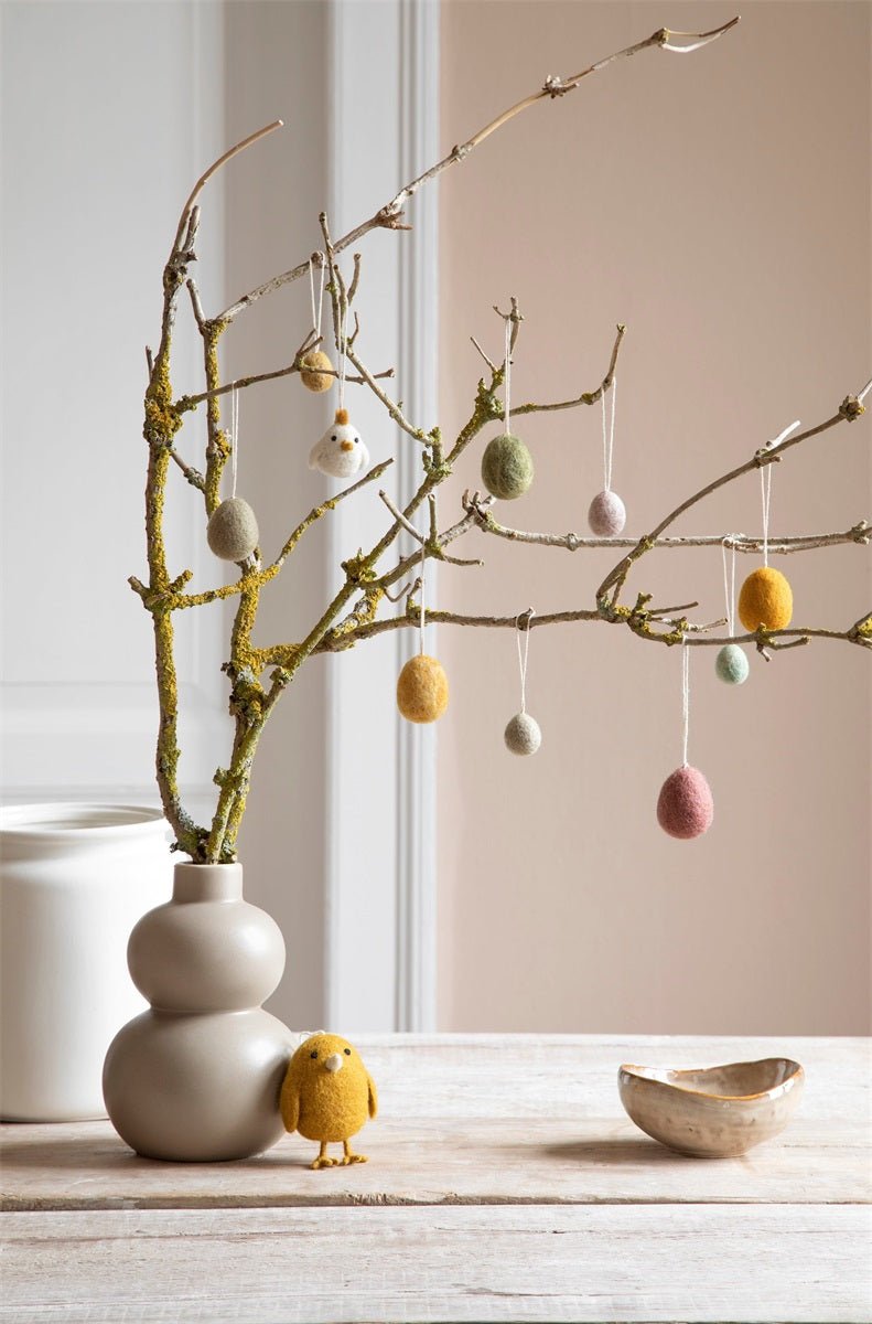 Mini Egg Ornaments (Set of 8) by Én Gry & Sif - Maude Kids Decor