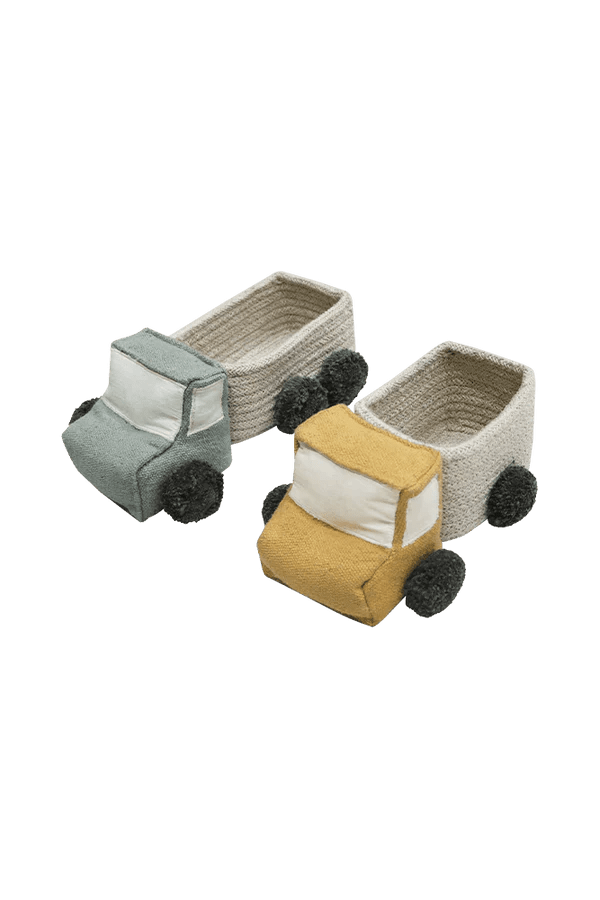 Mini Truck Baskets (Set of 2) by Lorena Canals - Maude Kids Decor