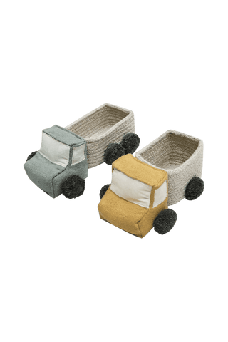 Mini Truck Baskets (Set of 2) by Lorena Canals - Maude Kids Decor