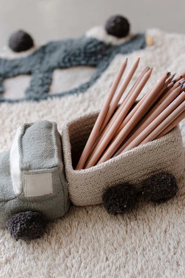 Mini Truck Baskets (Set of 2) by Lorena Canals - Maude Kids Decor