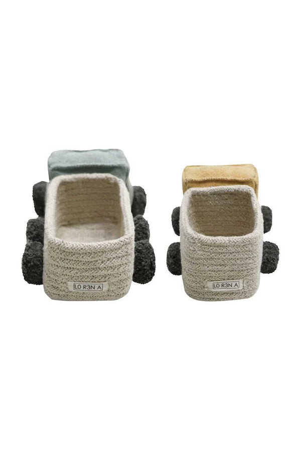 Mini Truck Baskets (Set of 2) by Lorena Canals - Maude Kids Decor