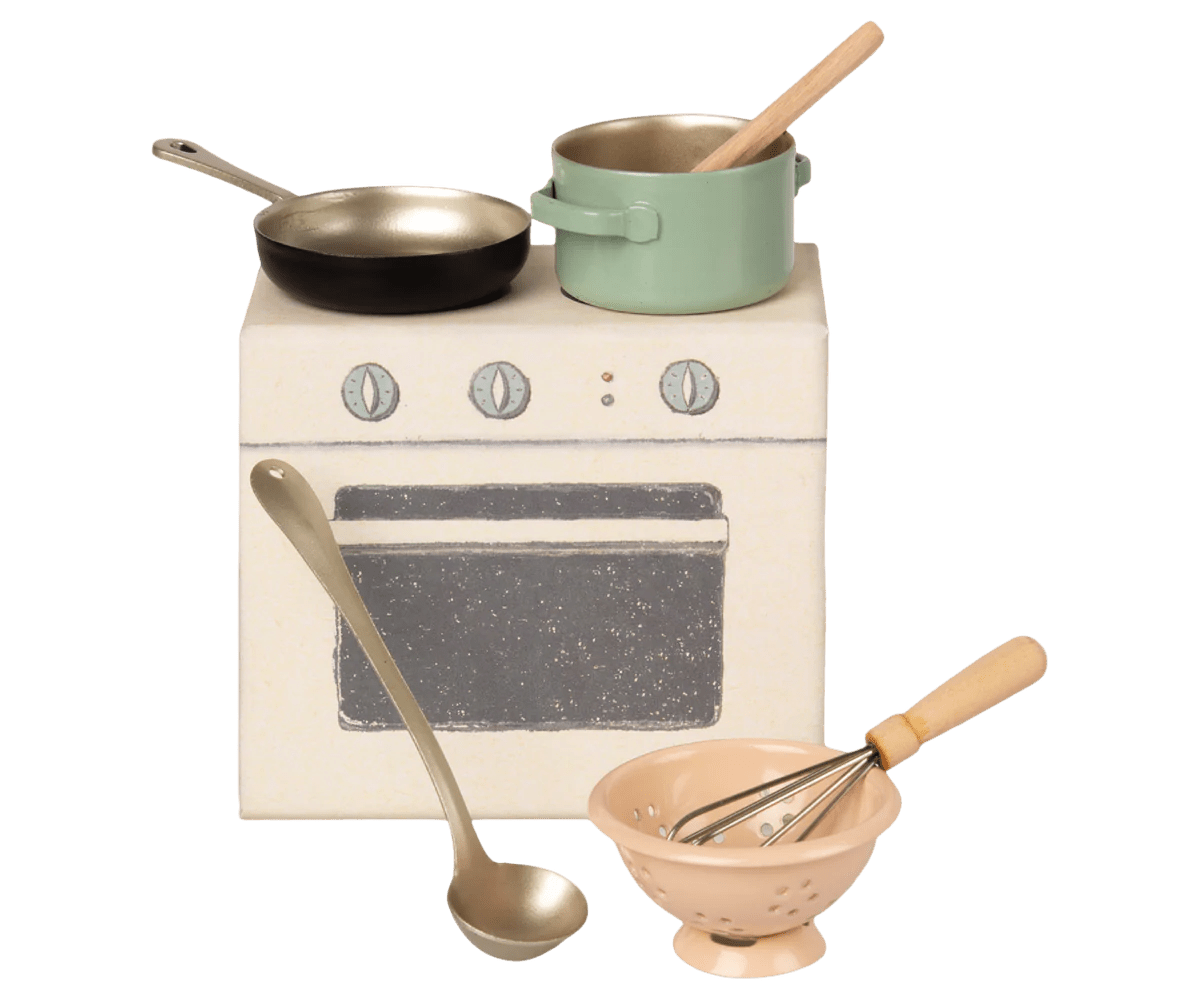 Miniature Cooking Set | Royal Collection by Maileg - Maude Kids Decor