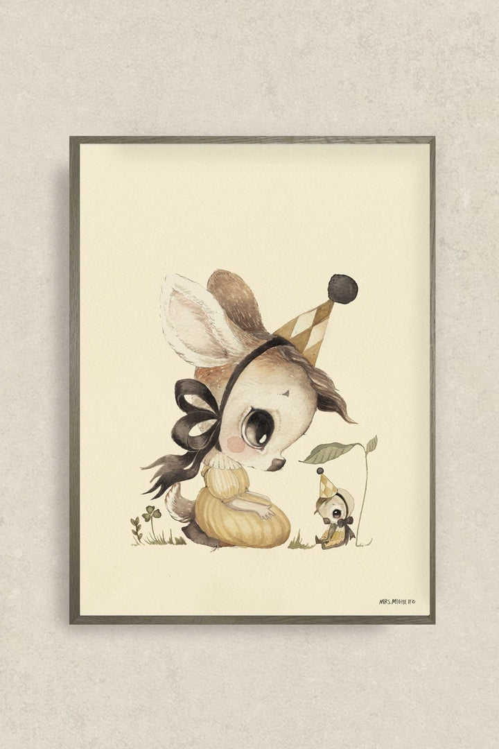 Miss Stella Poster by Mrs Mighetto - Maude Kids Decor