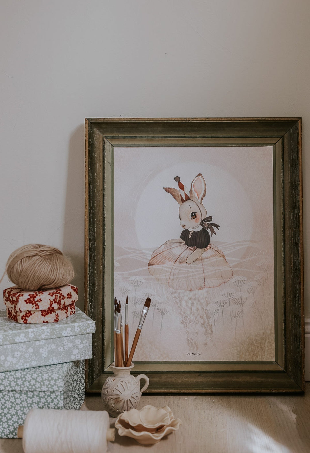 Miss Viola Poster by Mrs Mighetto - Maude Kids Decor