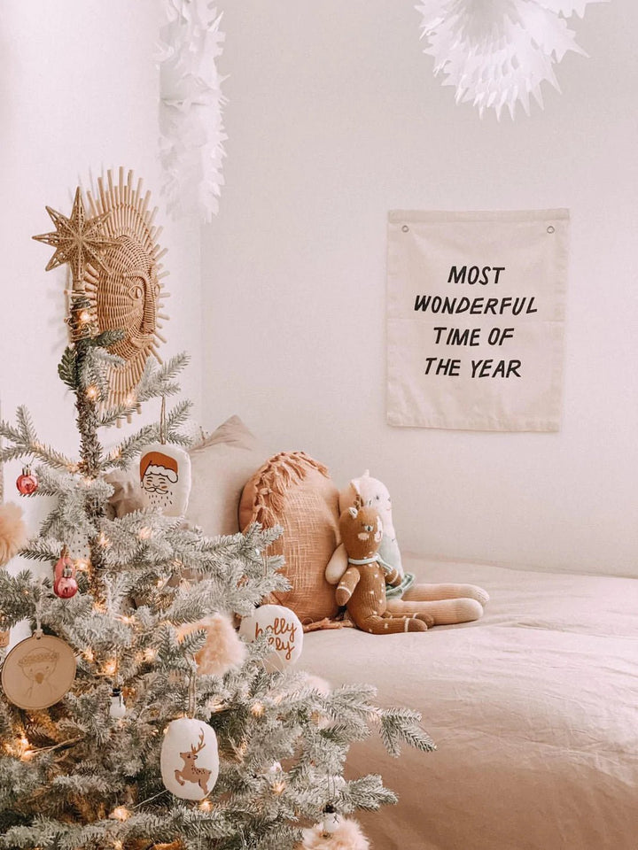Most Wonderful Time of the Year Banner by Imani Collective - Maude Kids Decor