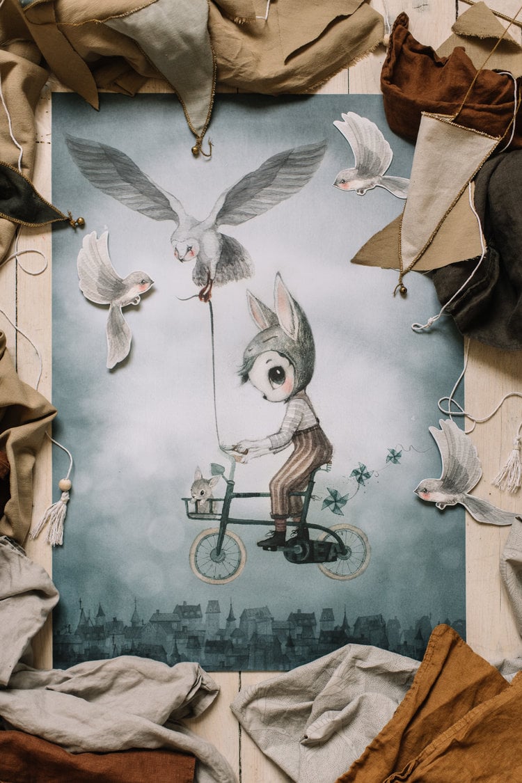 Mr Simon Poster by Mrs Mighetto – Maude Kids Decor