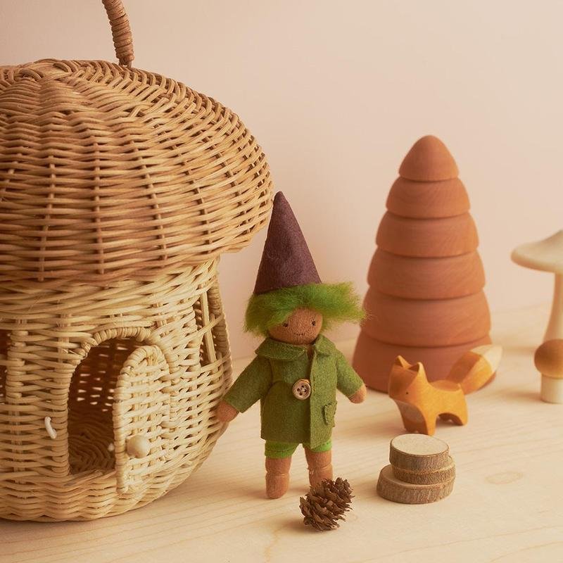 Mushroom Basket by Olliella - Maude Kids Decor