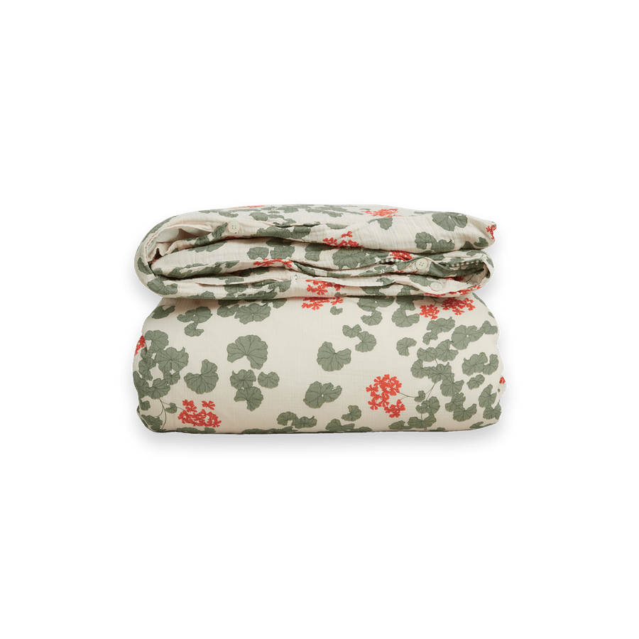 Muslin Double Duvet Cover | Pelargonium by Garbo & Friends - Maude Kids Decor