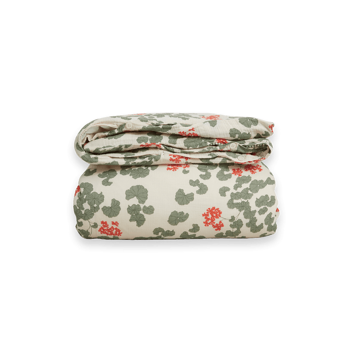 Muslin Double Duvet Cover | Pelargonium by Garbo &amp; Friends - Maude Kids Decor