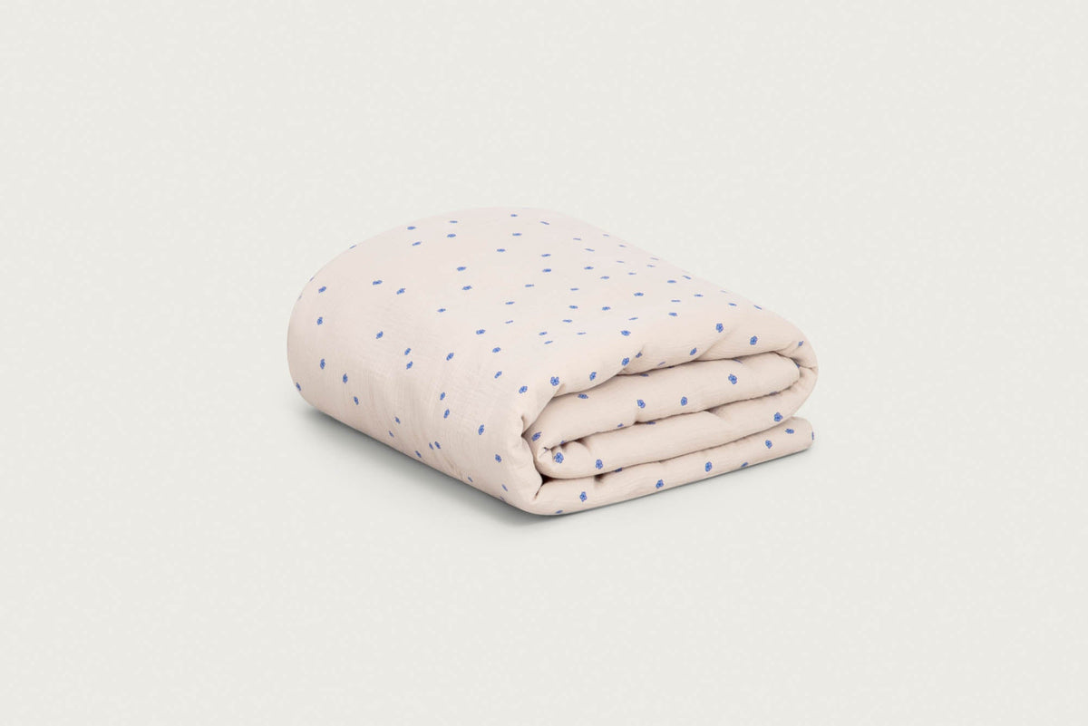 Muslin Filled Blanket | Bleu by Garbo & Friends - Maude Kids Decor