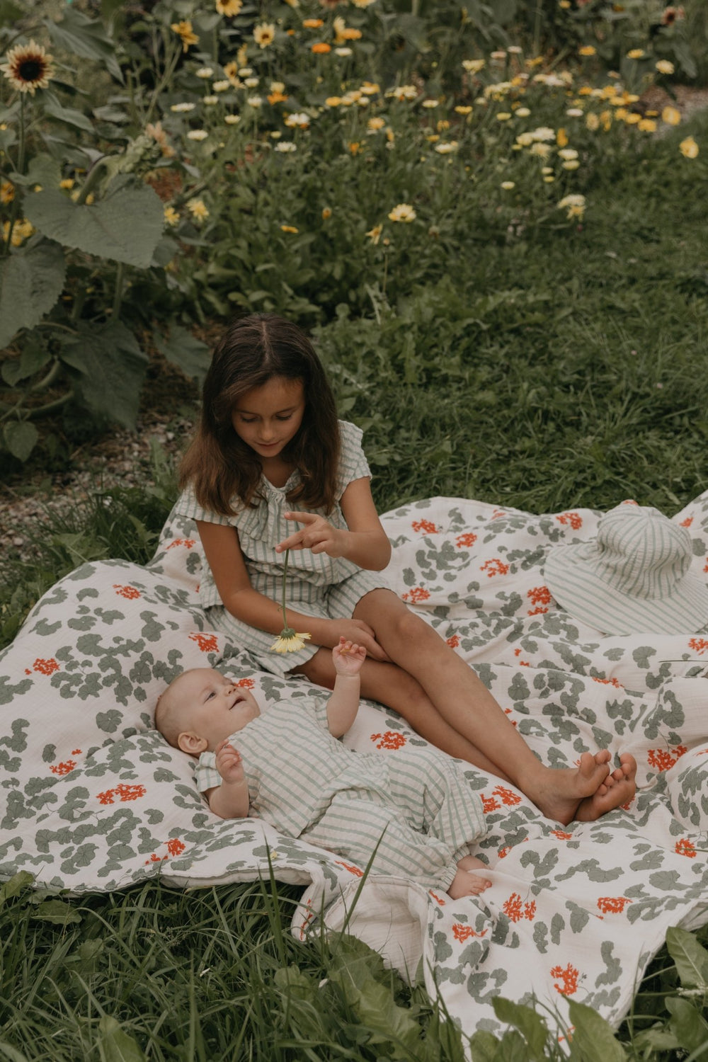 Muslin Filled Blanket | Pelargonium by Garbo & Friends - Maude Kids Decor
