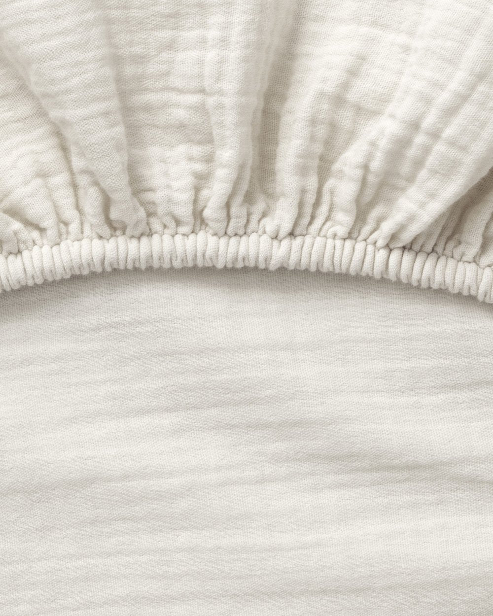 Muslin Fitted Crib Sheet | Eggshell by Garbo &amp; Friends - Maude Kids Decor