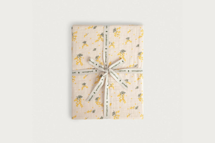 Muslin Fitted Crib Sheet | Mimosa by Garbo &amp; Friends - Maude Kids Decor
