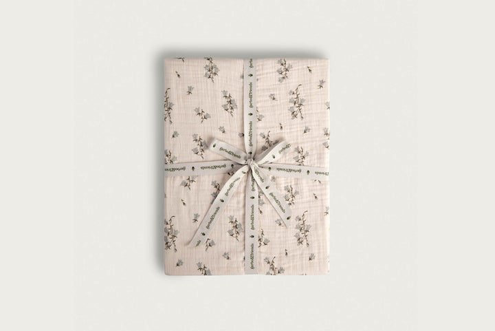 Muslin Fitted Double Sheet | Bluebell by Garbo &amp; Friends - Maude Kids Decor