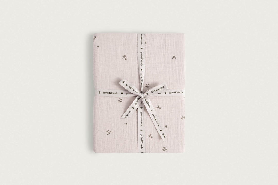 Muslin Fitted Single Sheet | Folia by Garbo & Friends - Maude Kids Decor