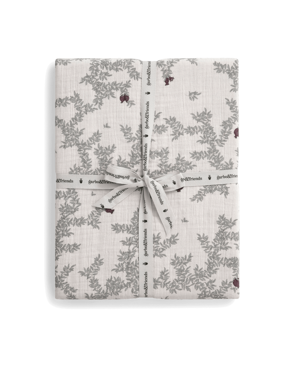 Muslin Fitted Single Sheet | Pomegranate by Garbo & Friends - Maude Kids Decor