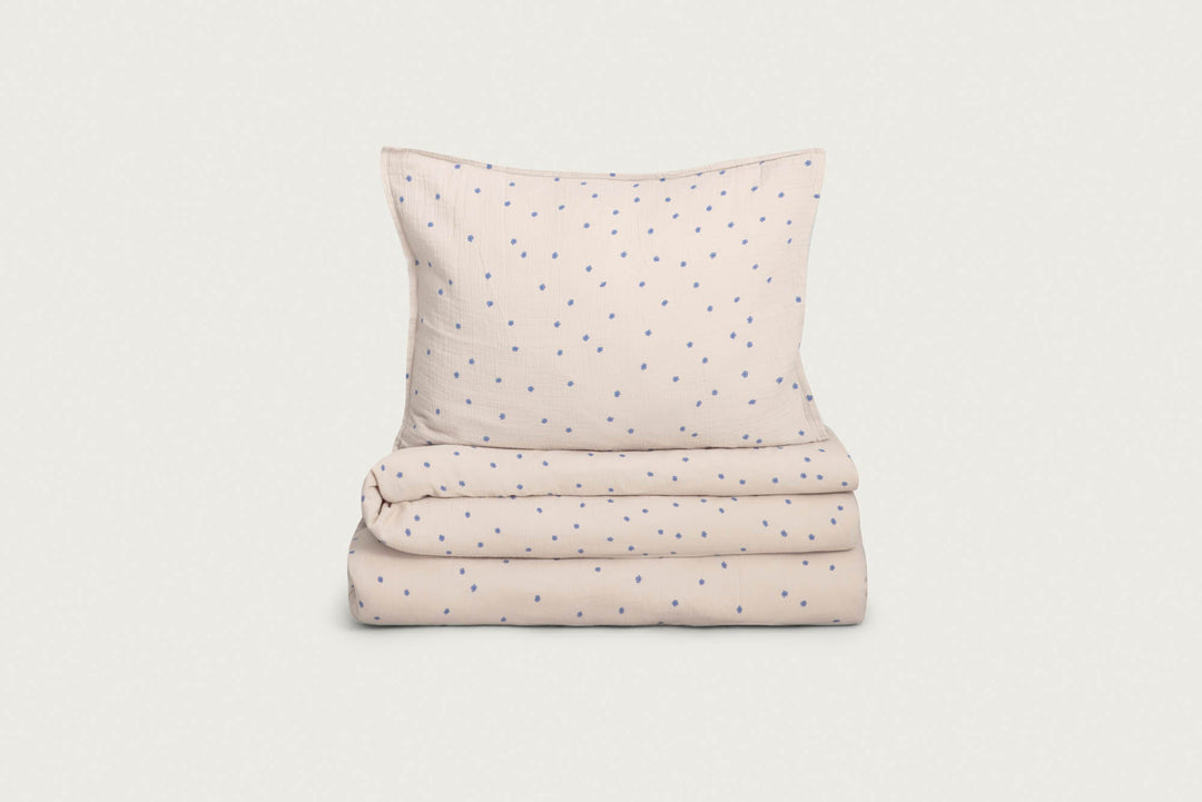 Muslin Single Bed Set | Bleu by Garbo & Friends - Maude Kids Decor