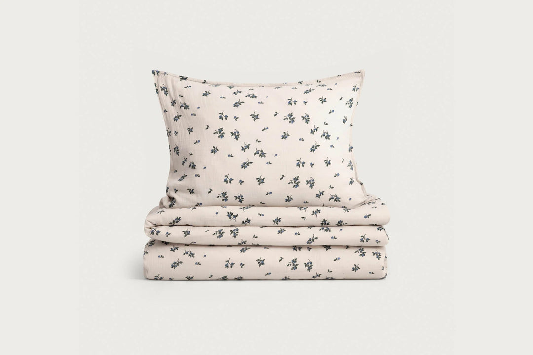 Muslin Single Bed Set | Blueberry by Garbo & Friends - Maude Kids Decor