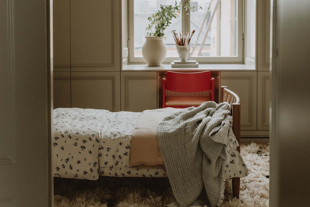 Muslin Single Bed Set | Blueberry by Garbo &amp; Friends - Maude Kids Decor