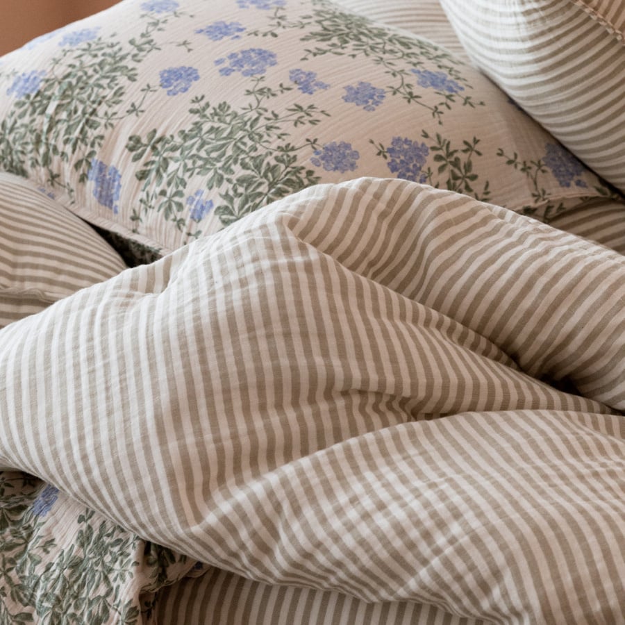 Muslin Single Bed Set | Stripe Anjou by Garbo & Friends - Maude Kids Decor