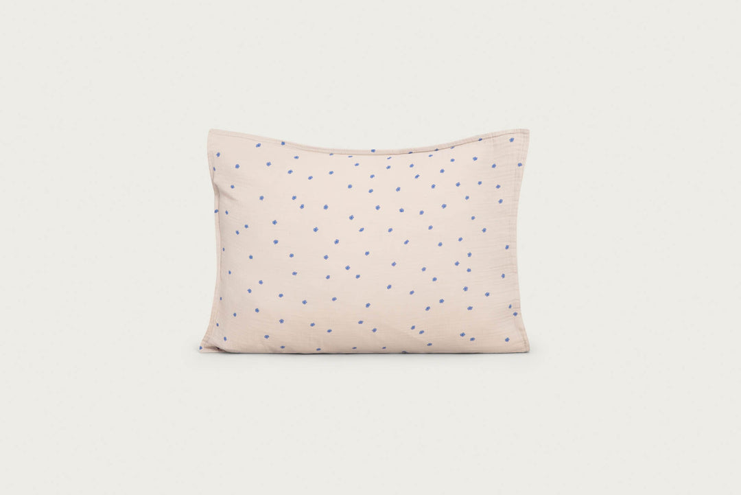 Muslin Single Pillowcase | Bleu by Garbo & Friends - Maude Kids Decor