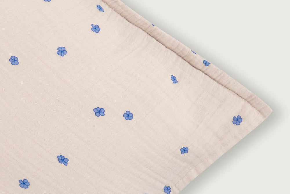 Muslin Single Pillowcase | Bleu by Garbo & Friends - Maude Kids Decor