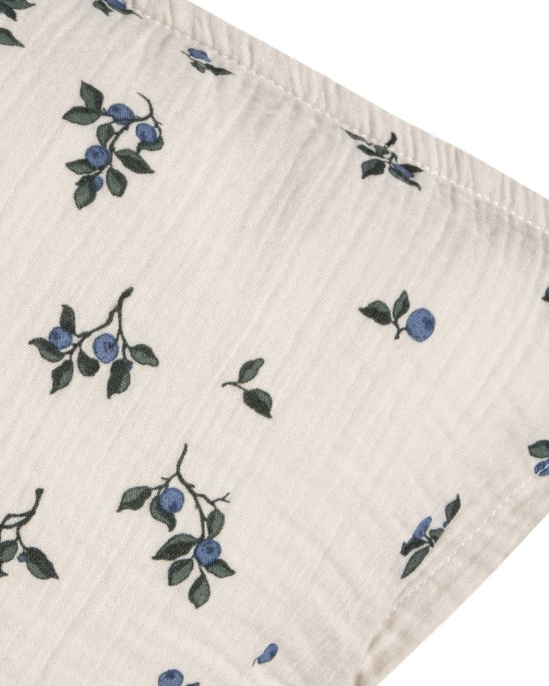 Muslin Single Pillowcase | Blueberry by Garbo &amp; Friends - Maude Kids Decor