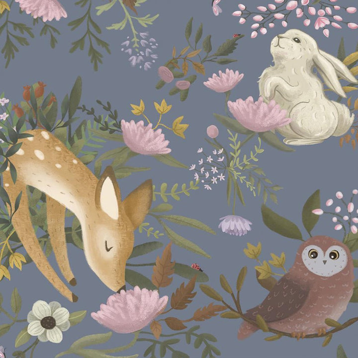 Oh, Deer! Wallpaper | Dark by Anewall - Maude Kids Decor