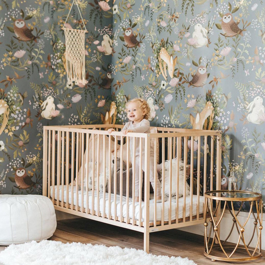 Oh, Deer! Wallpaper | Dark by Anewall - Maude Kids Decor