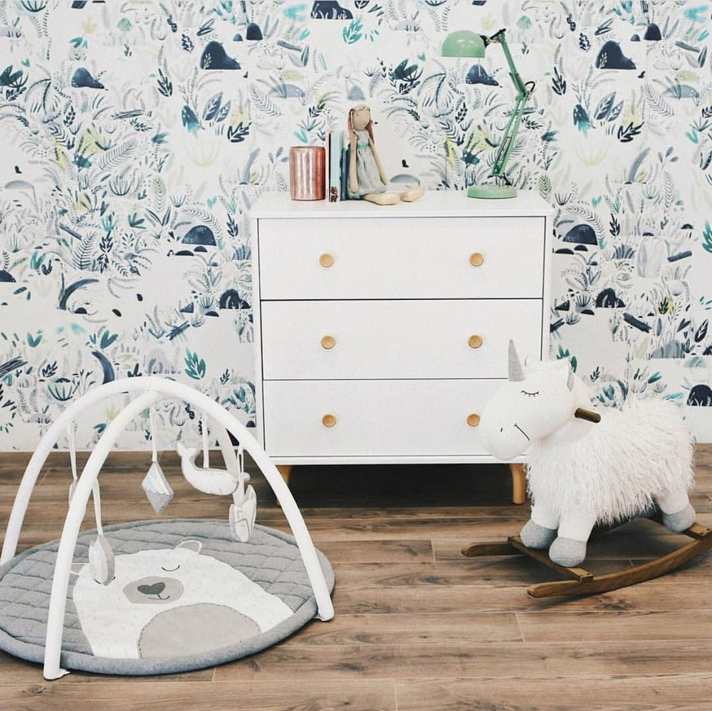 Ophelia Mermaid Wallpaper by Anewall - Maude Kids Decor