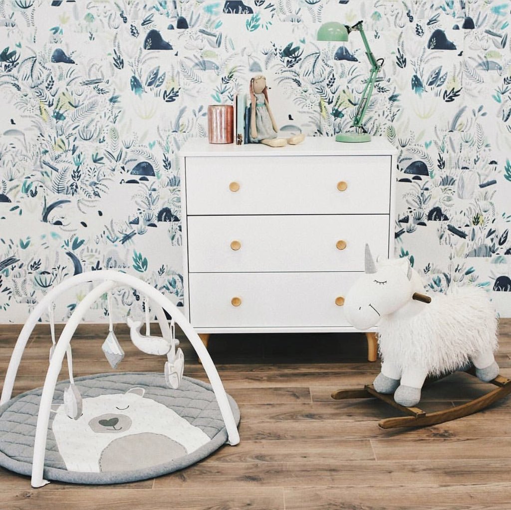 Ophelia Mermaid Wallpaper by Anewall - Maude Kids Decor