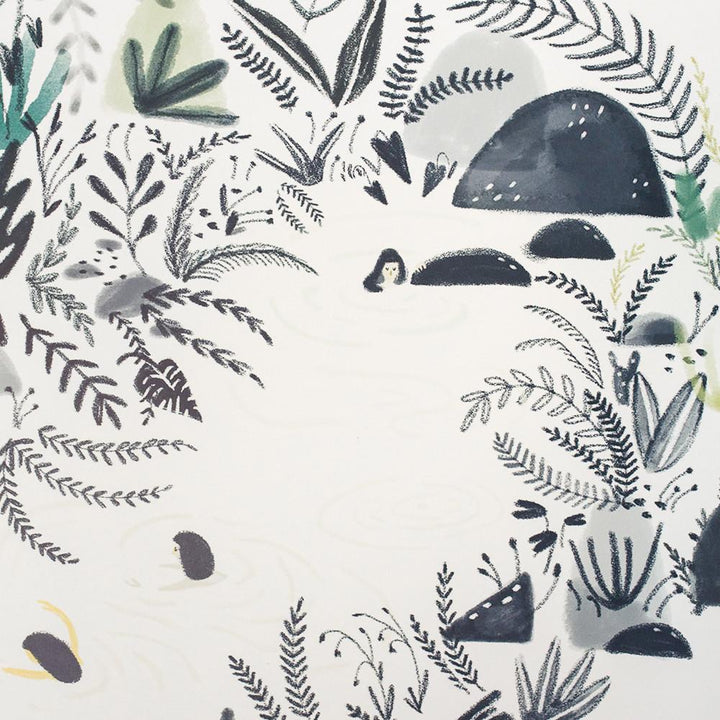 Ophelia Mermaid Wallpaper by Anewall - Maude Kids Decor