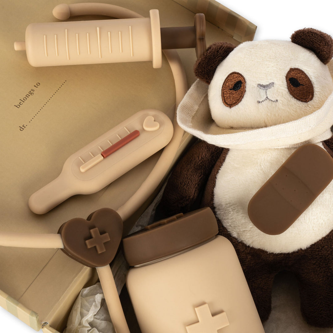 Panda Silicone Vet Set by Konges Sløjd - Maude Kids Decor